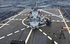 HMAS Hobart MH-60R Romeo trials